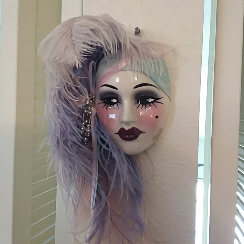 Decorative wall mask
